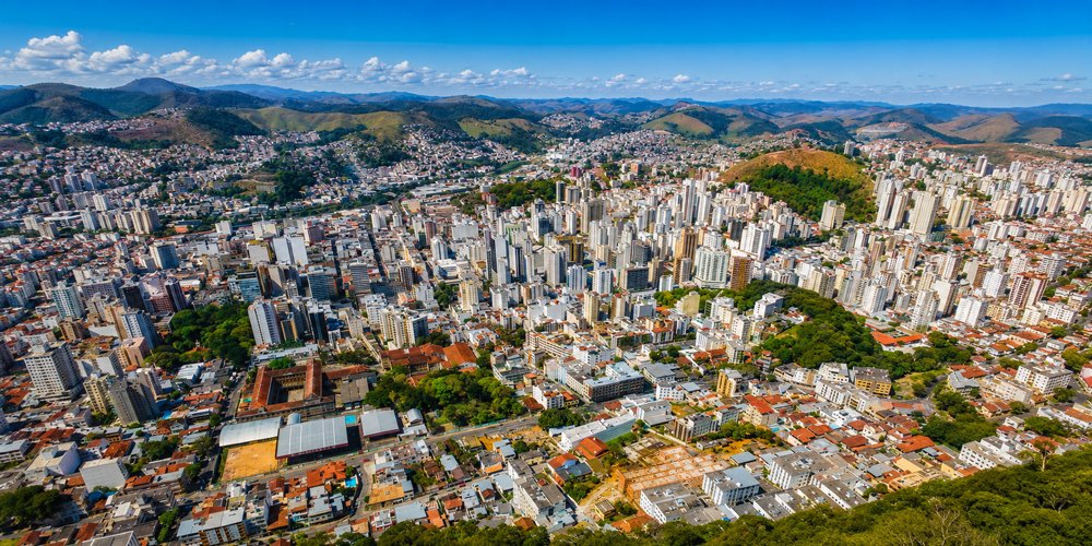 Vista panorâmica de Juiz de Fora